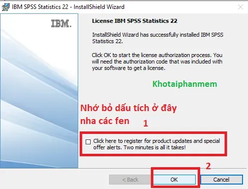 Bước 6: Cài đặt SPSS 22 Full Crack
