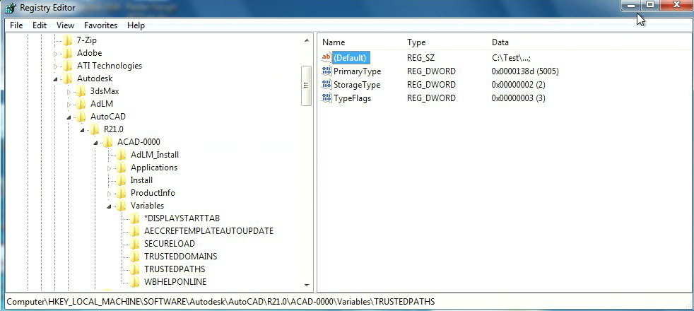 Secure Load trong AutoCAD 2014 với TRUSTEDPATHS và TRUSTEDDOMAINS