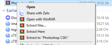 Link tải Photoshop CS6 miễn phí Full Crack, đã test thành công 6 Giải nén PTS CS6 sau khi tải về