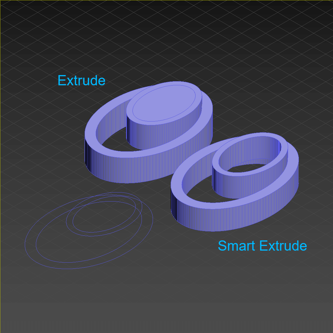 Smart Extrude trong 3ds max 2022