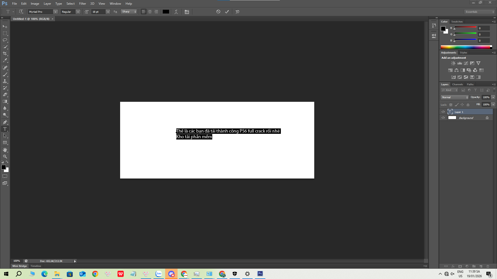 Link tải Photoshop CS6 miễn phí Full Crack, đã test thành công 16 Quá trình Crack file Photoshop CS6