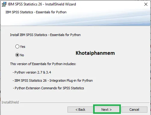 Đồng ý tải các phiên bản Python