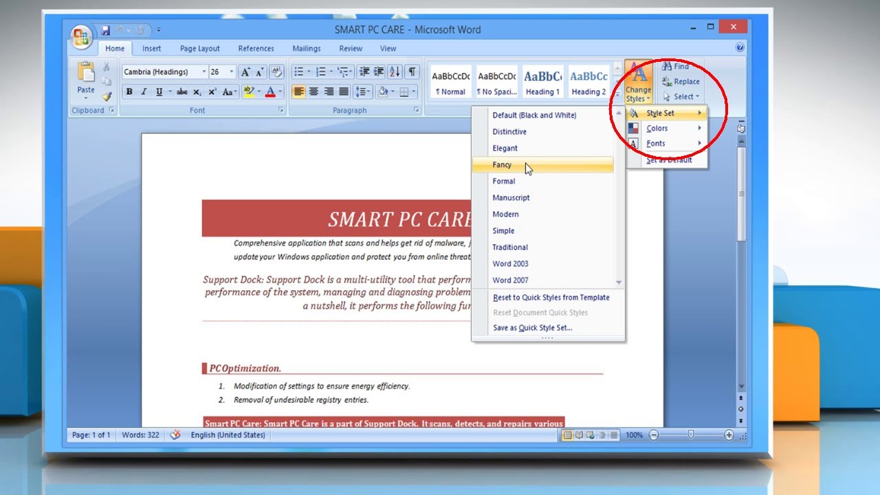 Link tải trọn bộ Office 2007 mới nhất bằng Google Drive 9 Themes Quick Style trong Docs 2007