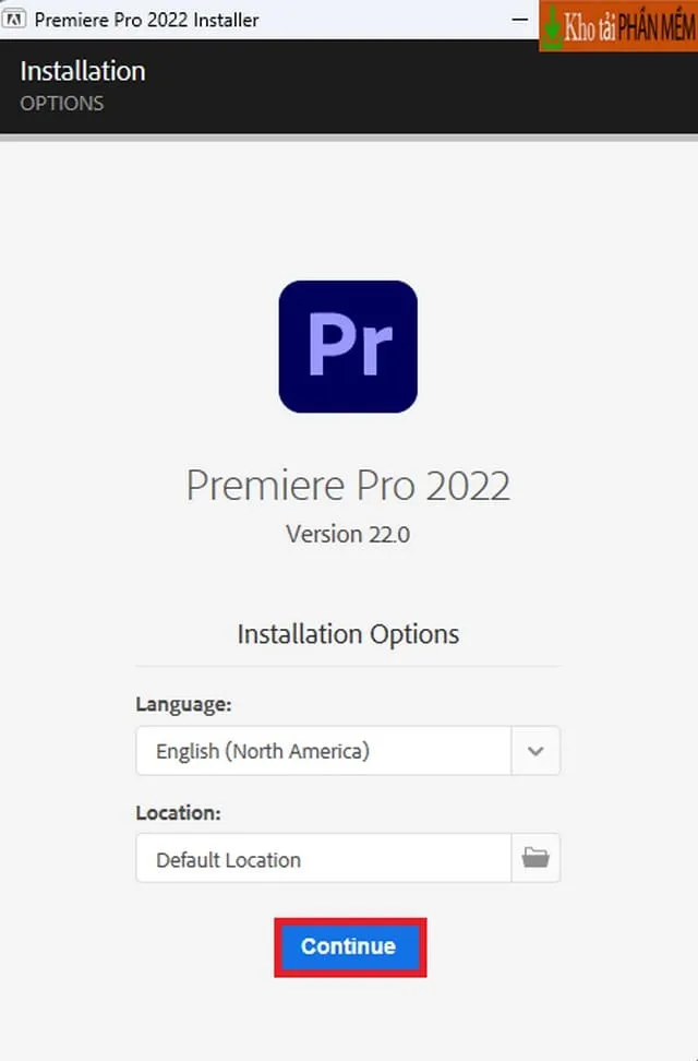 Hướng dẫn tải và cài đặt Adobe Premiere Pro 2022 miễn phí 5 Bấm “Continue” để tiếp tục