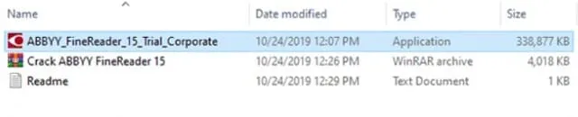 Hướng dẫn cài đặt Abbyy Finereader 15 hoàn toàn miễn phí 4 Bấm vào file để tiến hành cài đặt phần mềm
