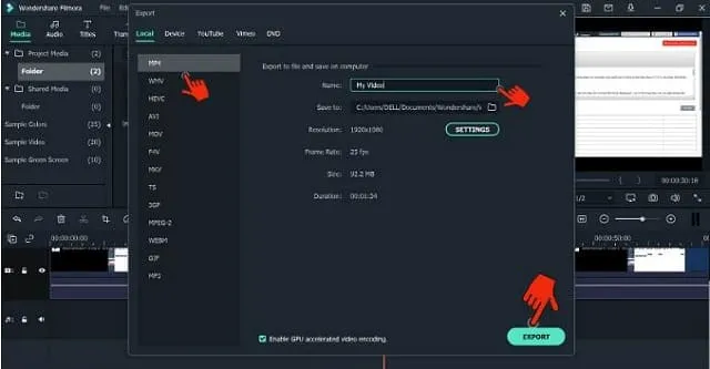 Hướng dẫn cách xuất video không có logo trong Filmora 9 cực dễ 6 Cách xuất video trong Wondershare Filmora 9