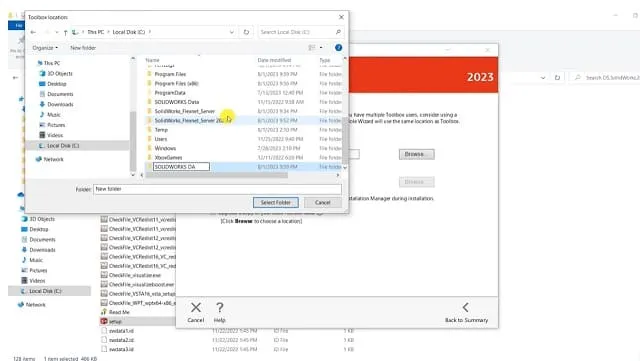 Cập nhật link tải phần mềm Solidworks 2023 mới nhất, an toàn 6 Chạy các file để cài đặt