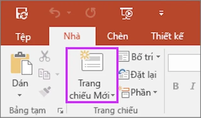 Cách thiết kế slide PowerPoint đẹp, ấn tượng, đơn giản 2 Chèn thêm slide mới cho bài thuyết trình