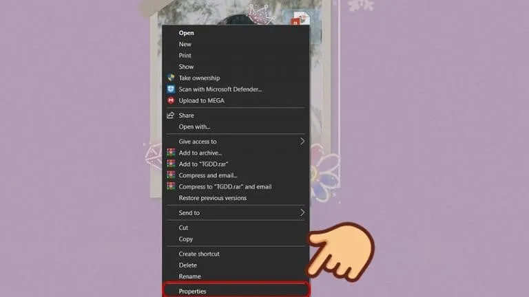 Hướng dẫn sửa lỗi không trình chiếu được slide Powerpoint 22 Chọn Properties