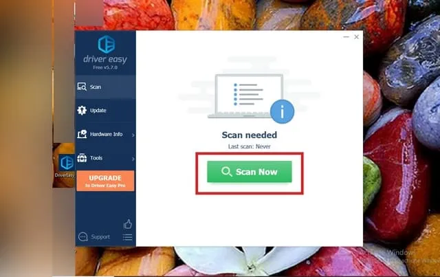 Cách cài và sử dụng Driver Easy đơn giản, chi tiết 8 Chọn mục “Scan Now”