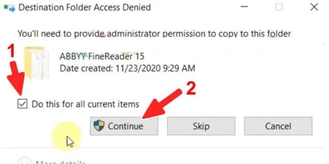 Hướng dẫn cài đặt Abbyy Finereader 15 hoàn toàn miễn phí 16 Đánh dấu vào ô như hình trên rồi nhấn chọn continue