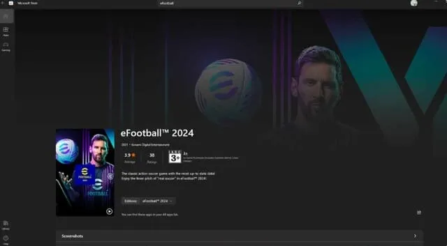 Hướng dẫn cài đặt eFootball Pes 2024 trên PC, IOS, Android 10 Hãy tải eFootball 2024 trên PC thông qua ứng dụng XboX khi đã chuyển vùng