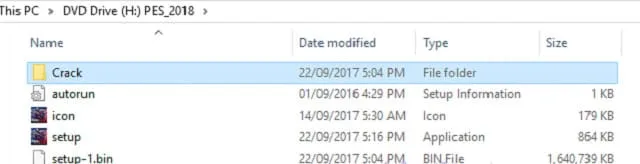 Hướng dẫn tải và cài đặt Pes 2018 vĩnh viễn - Link GG Drive 4 Hình ảnh sau khi tiến hành giải nén file ta được folder