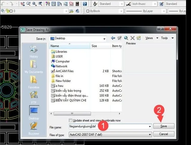 Tổng Hợp 4 Cách Giảm Dung Lượng File CAD Hiệu Quả 2024 7 Lưu file mới