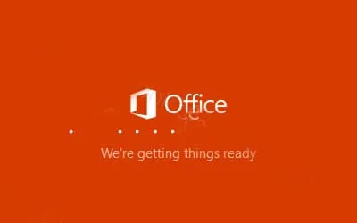 Chia sẻ link tải Office 2021 mới nhất - Link Google Drive 5 Chờ một lúc cho quá trình khởi Office
