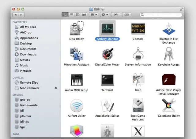 Cách gỡ mathtype trong word 2010 nhanh chi tiết nhất! 11 Mở Activity Monitor tại thư mục Utilities trong Launchpad