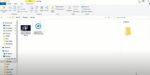 Hướng dẫn cách làm ảnh đập theo nhạc trong After Effect 1 Mở file ảnh và file nhạc