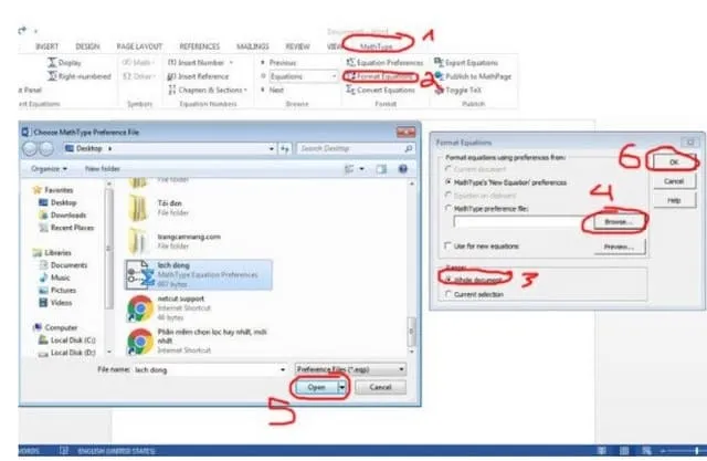 Tổng hợp các lỗi Mathtype thường gặp trong word 2010 và cách khắc phục 5 Ngay khi bấm OK, công thức bị lệch dòng sẽ tự động được sửa