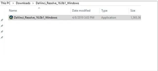 Hướng dẫn tải và cài Davinci Resolve miễn phí, siêu nhanh 5 Người dùng tiếp tục nhấp chuột vào file đã giải nén để bắt đầu cài đặt
