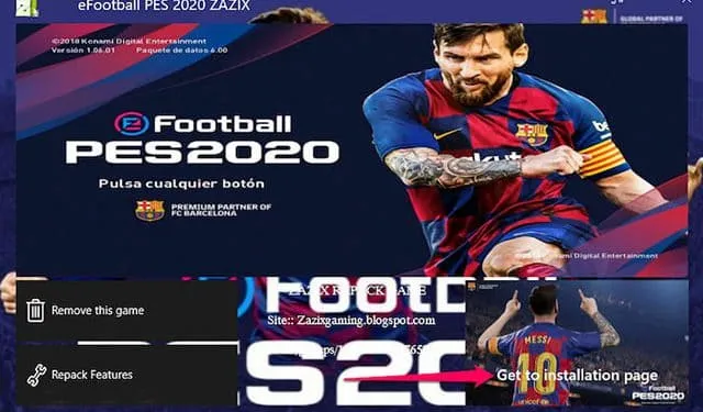 Hướng dẫn cách tải và cài đặt PES 2020 miễn phí cho PC 4 Nhấn chọn Get to installation page để tiếp tục cài đặt