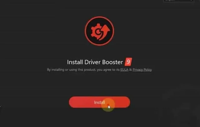 Driver Booster 9 Pro: Hướng dẫn cách tải và cài đặt phần mềm 7 Nhấn chọn Install