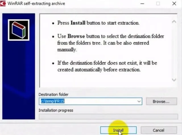 Hướng dẫn cài đặt Abbyy Finereader 15 hoàn toàn miễn phí 5 Nhấn chọn Install và đợi để file chạy