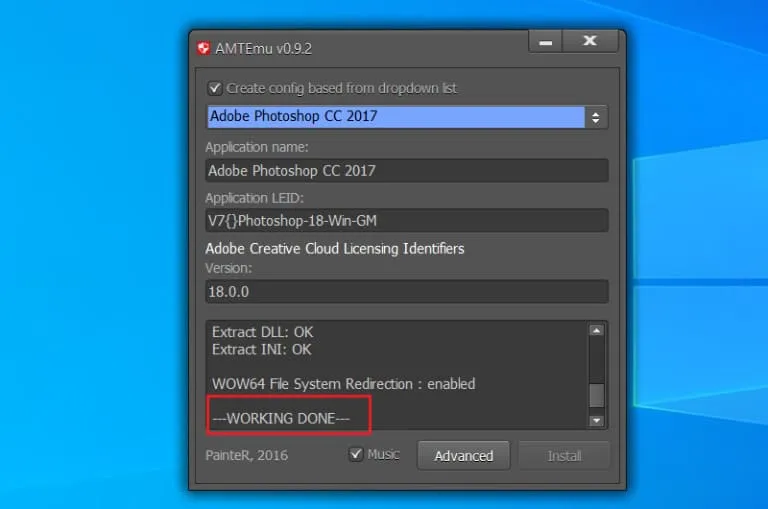 Hướng dẫn cách tải Photoshop CC 2018 bản chuẩn mới nhất 10 Thông báo hoàn thành cài đặt