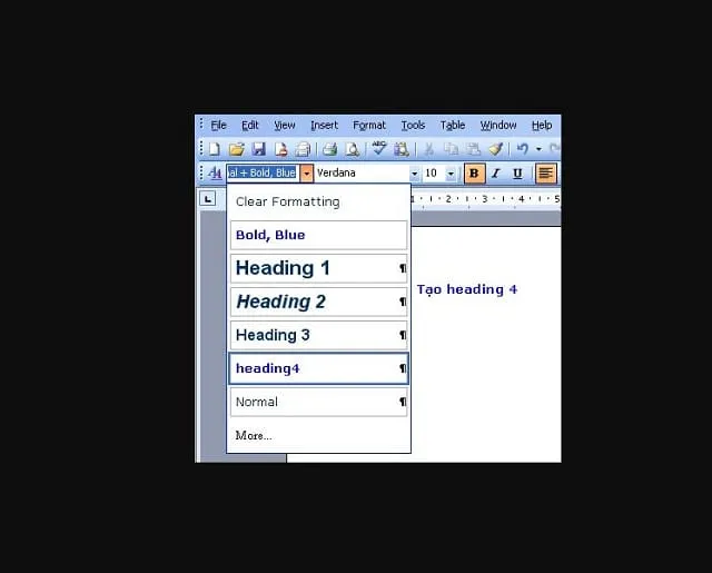 Hướng Dẫn Cách Làm Mục Lục Trong Word Cực Đơn Giản 2 Tạo Heading