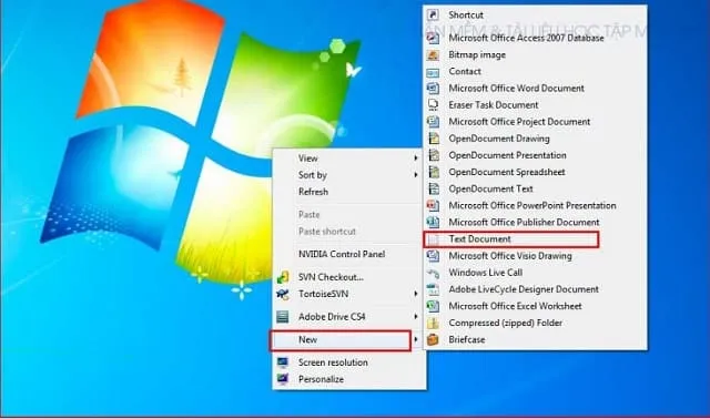 Hướng dẫn chi tiết các cách Crack Win 7 thành công 100% 7 Tạo file dạng *.txt để phục vụ cho việc active Win 7