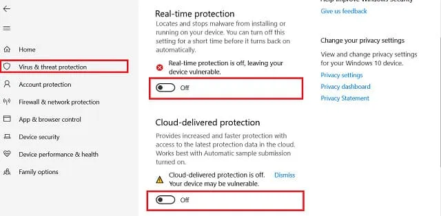 Link tải Office 2023 mới nhất kèm hướng dẫn cài đặt chi tiết 4 Tắt tính năng diệt virus trước khi tiến hành cài đặt