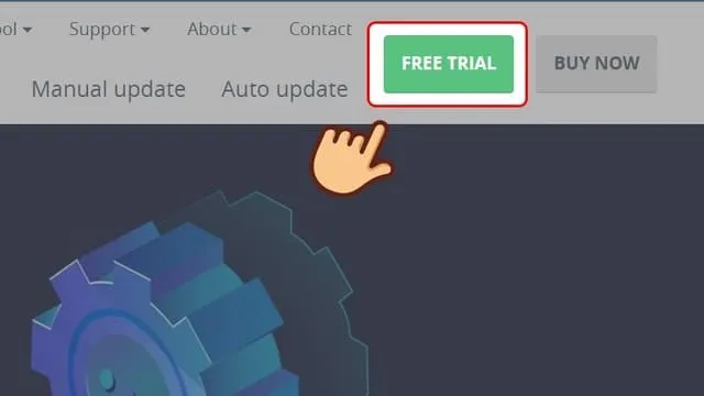 Cách cài và sử dụng Driver Easy đơn giản, chi tiết 3 Tiến hành download bản Free Trial