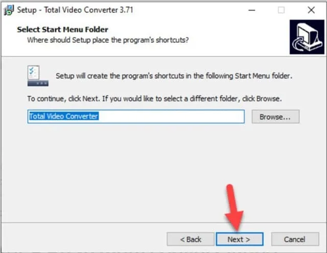 Hướng dẫn tải và cài đặt Total Video Converter đúng cách 6 Tiếp tục chọn Next để cài đặt