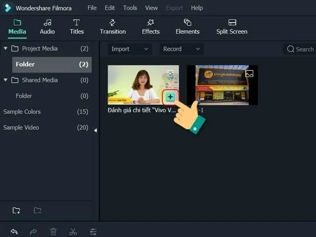 Hướng dẫn cách chèn ảnh vào video filmora 9 dễ hiểu nhất 2 Cách chèn ảnh vào Filmora 9 chi tiết