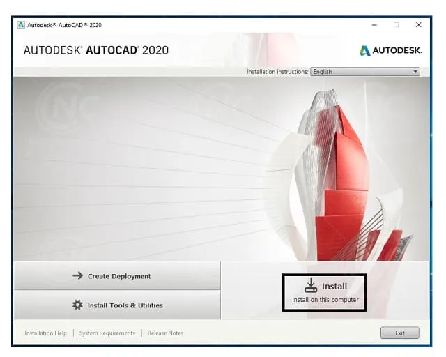 cach tai Autocad 2020 buoc3