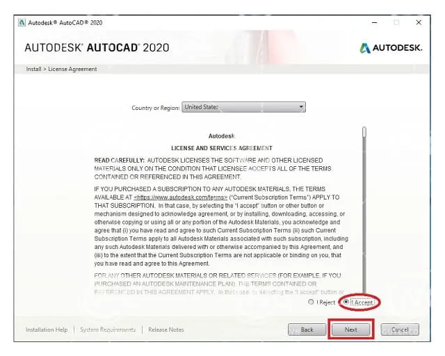 cach tai Autocad 2020 buoc4