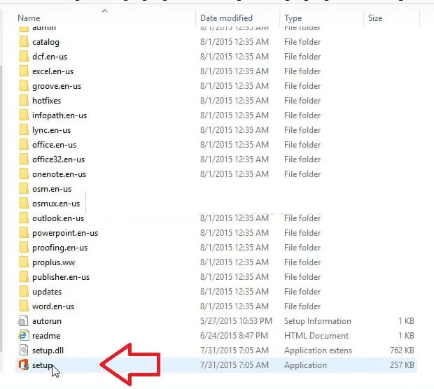 Hướng Dẫn Tải Office 2016 Chi Tiết【Link Google Drive】 8 Chạy file cài đặt Setup