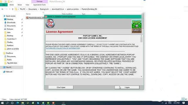 cai dat plants vs zombies 2 buoc 3