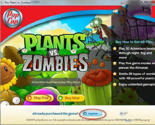 cai dat plants vs zombies 2 buoc 5