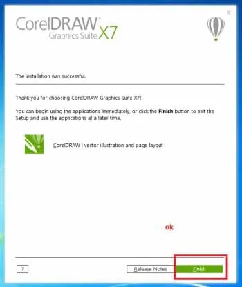 Hướng Dẫn Tải Và Cài Đặt Phần Mềm Corel X7 Đầy Đủ Nhất 12 Đợi cài đặt xong và ấn Finish