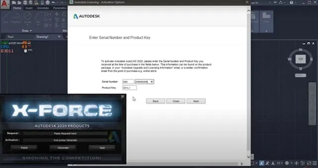 crack autocad2020 buoc 7