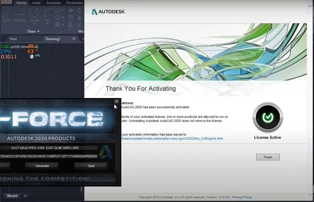 crack autocad2020 buoc 9