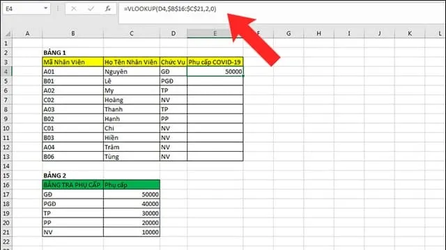 Tổng Hợp Các Hàm Cơ Bản Trong Excel Hay Dùng Nhất 10 Hàm VLOOKUP