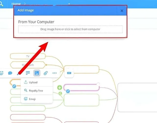 Tải iMindMap – Phần mềm sơ đồ tư duy chuyên nghiệp 22 Có thể chèn hình vào sơ đồ tư duy