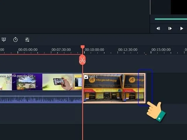 Hướng dẫn cách chèn ảnh vào video filmora 9 dễ hiểu nhất 3 Kéo dài thời gian xuất hiện ảnh
