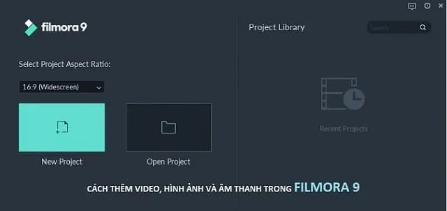 Hướng dẫn sử dụng Filmora 9 cơ bản cho người mới 3 Làm thế nào để thêm video, hình ảnh và âm thanh trong Filmora 9