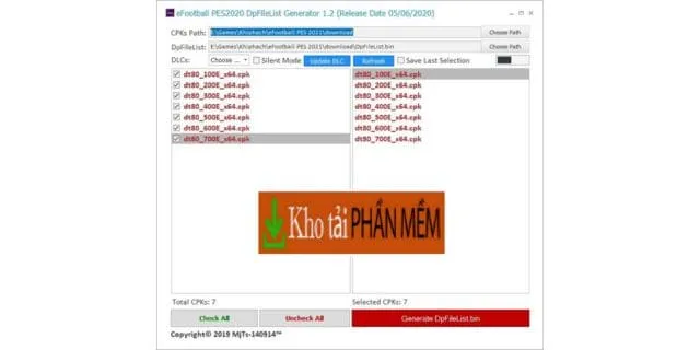 PES 2021: Đắm chìm cùng tựa game bóng đá siêu đỉnh 6 Giải nén file Patch Pes 2021