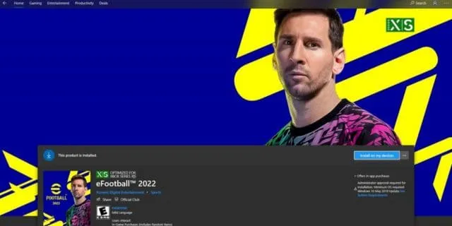 PES 2022: Hướng dẫn cách tải và cài đặt về máy miễn phí 8 Sau khi đã đổi vùng thì bạn đã có thể tải game eFootball 2022