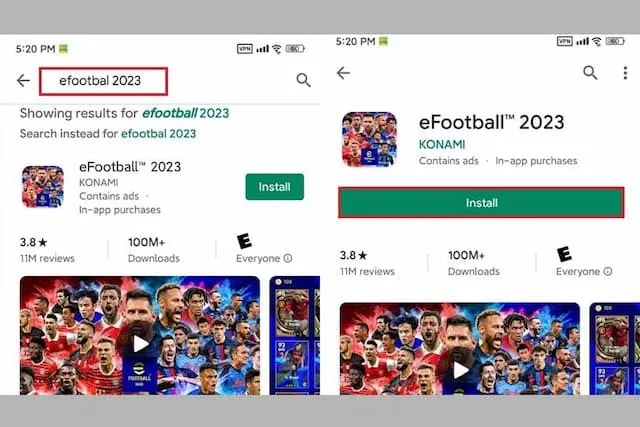 Tải PES 2023 và trải nghiệm game bóng đá đỉnh cao 7 Thực hiện và tải game về nhà bình thường