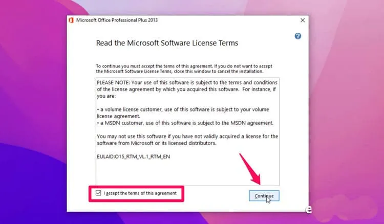 setup office 2013 1