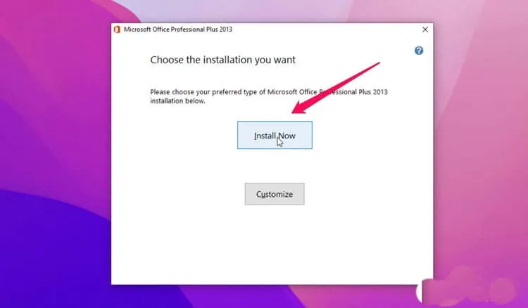 setup office 2013 2